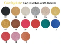 color institute single eye shadow 15 color card 200x148