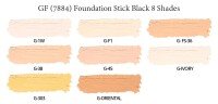 glamorous face foundation stick black color plate 200x96
