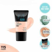 maybelline new york fit me liquid foundation matte poreless tube 115 ivory 200x200