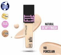 maybelline new york new fit me dewysmooth liquid foundation spf 23 110 porcelain 200x178