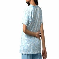 pajama set 125 cotton printed pajama set ferozi 200x200