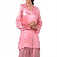 pajama set 130 silk pajama shirt pink preview 200x200